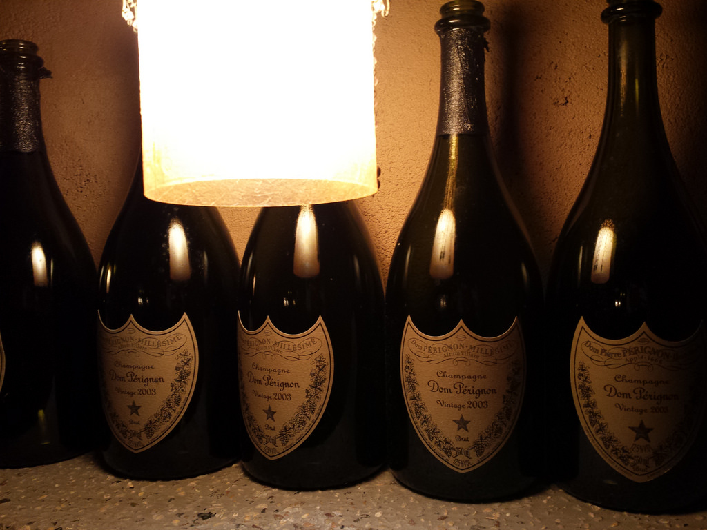 ドンペリ（ドン・ペリニヨン）- Dom Pérignon empty bottles